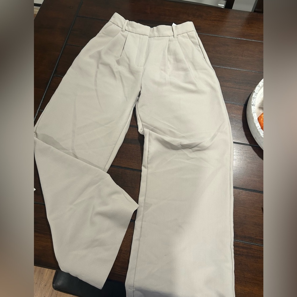 Women's Abercrombie & Fitch Curve Love A&F Sloane Tailored Wide Leg